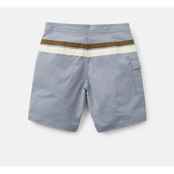 Katin Heritage Collection Men's Board Shorts Porto‎ Stripes Gray Size 34 New - Picture 2 of 5